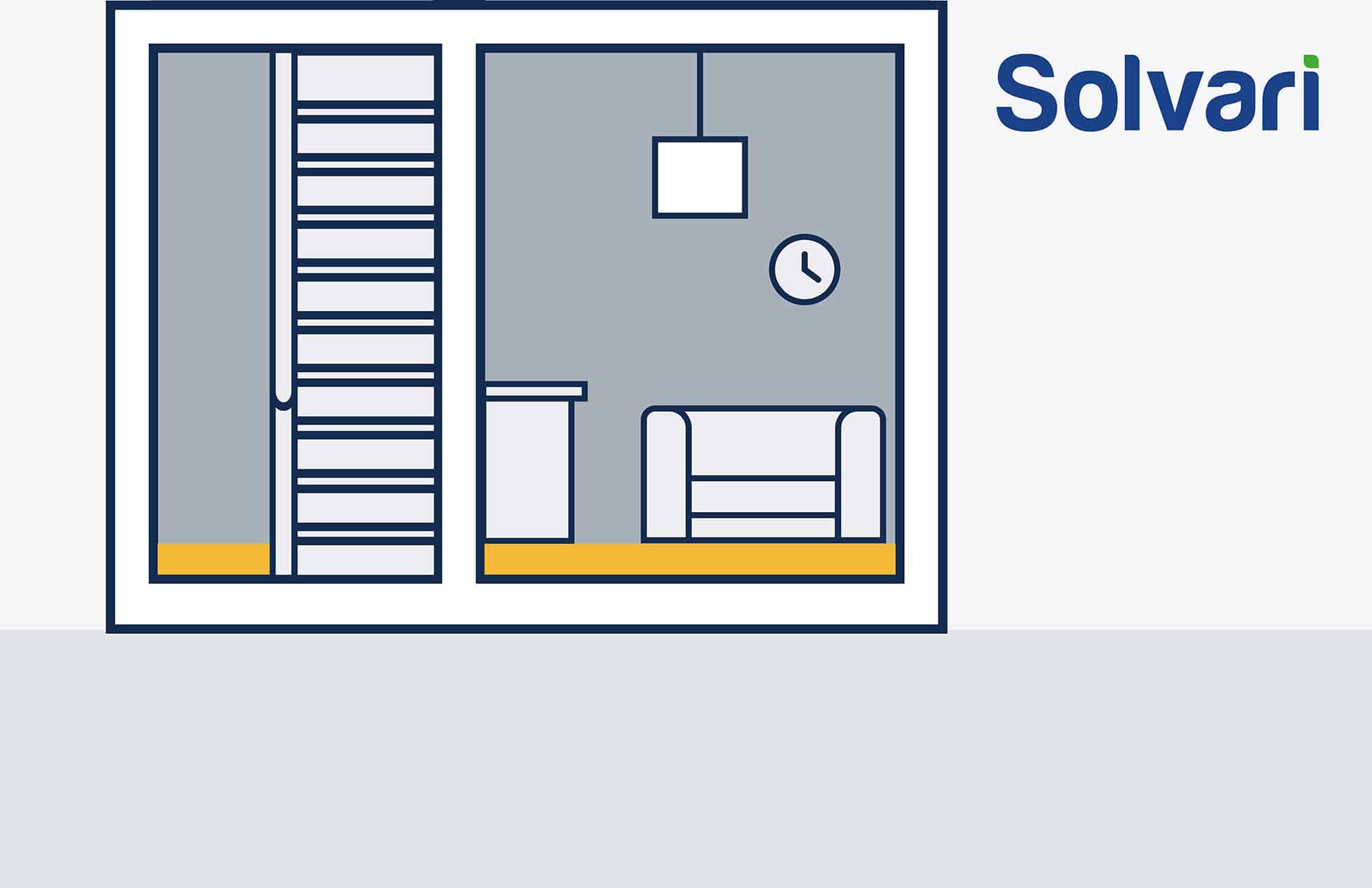 illustratie bovenkant vloer isoleren